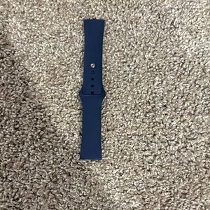 Unbranded Navy Silicone Watch Band – Comfortable Replacement Strap